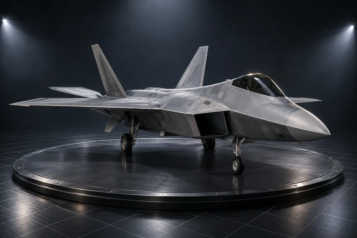 A fighter jet model displayed in a dark 3D viewer